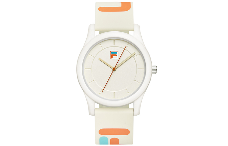 

FILA Часы 6117 Collection Wrist Watch Quartz Movement Silicone Strap White Dial Unisex