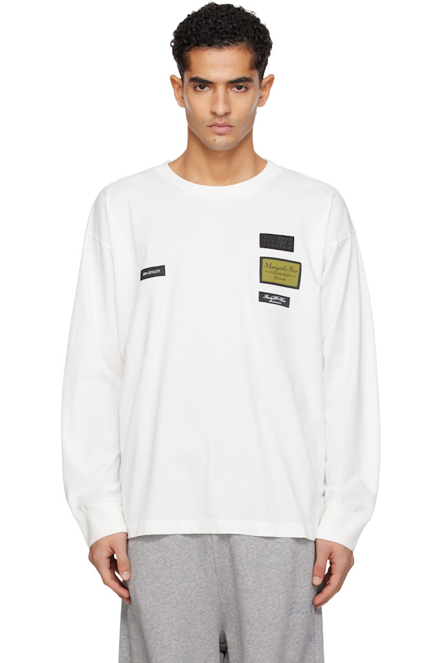 

Футболка с длинным рукавом Mm6 Maison Margiela, белый
