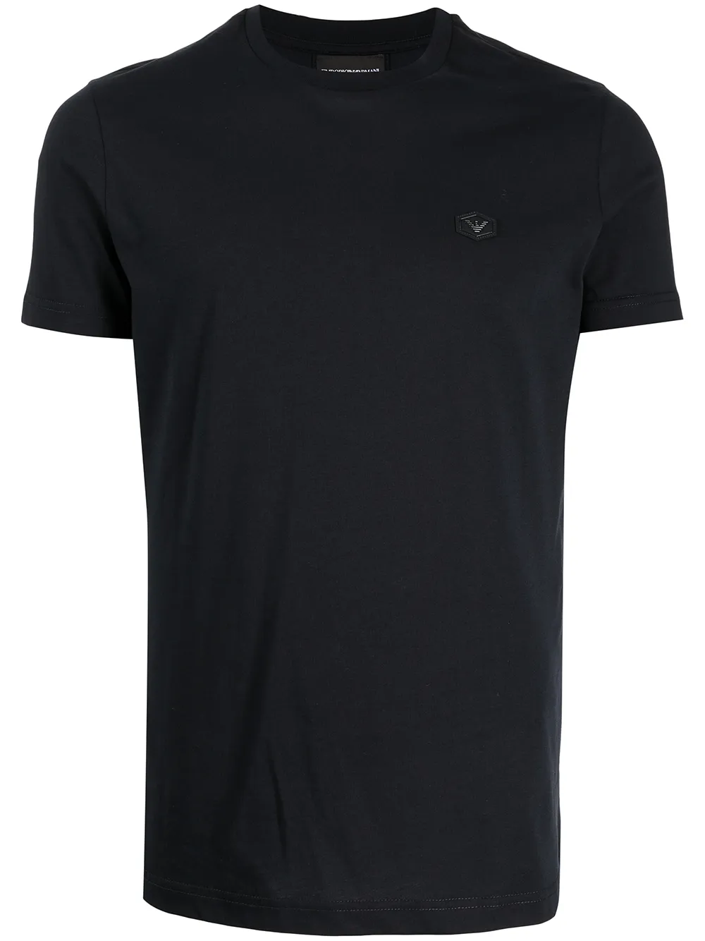 

Футболка с нашивкой-логотипом EMPORIO ARMANI, синий