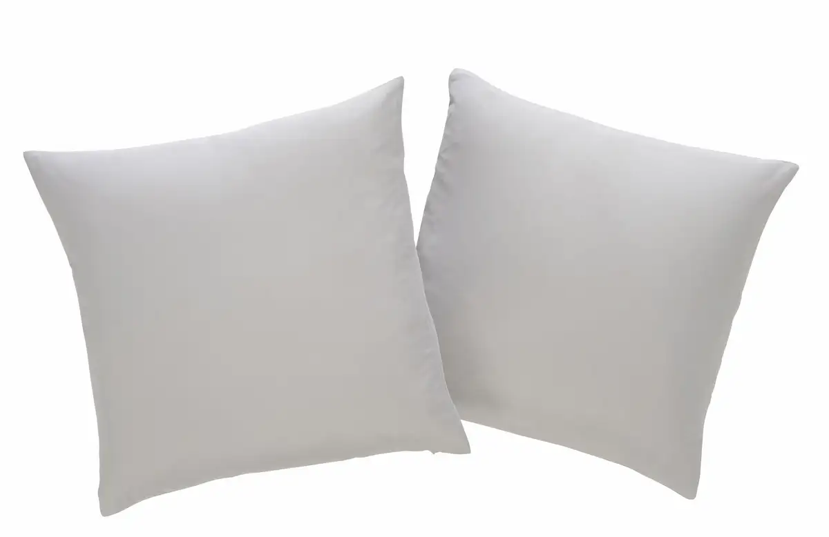 

Декоративные подушки для дома "Parry Microfibre", набор из 2 шт., однотонные, чехлы без наполнителя, на молнии Home affaire 50х50 см, цвет silberfarben + unifarben