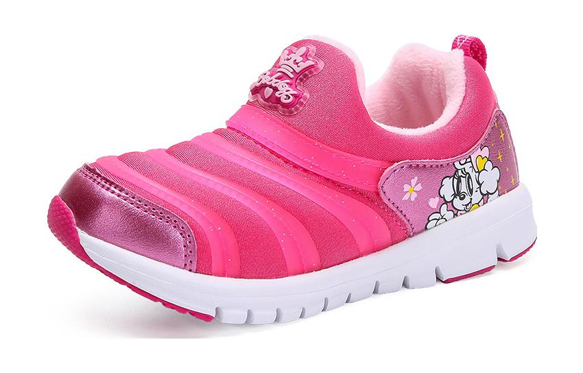 

Детские повседневные кроссовки с антиударной амортизацией Kids' BOBDOG, темно-розовый/розовый