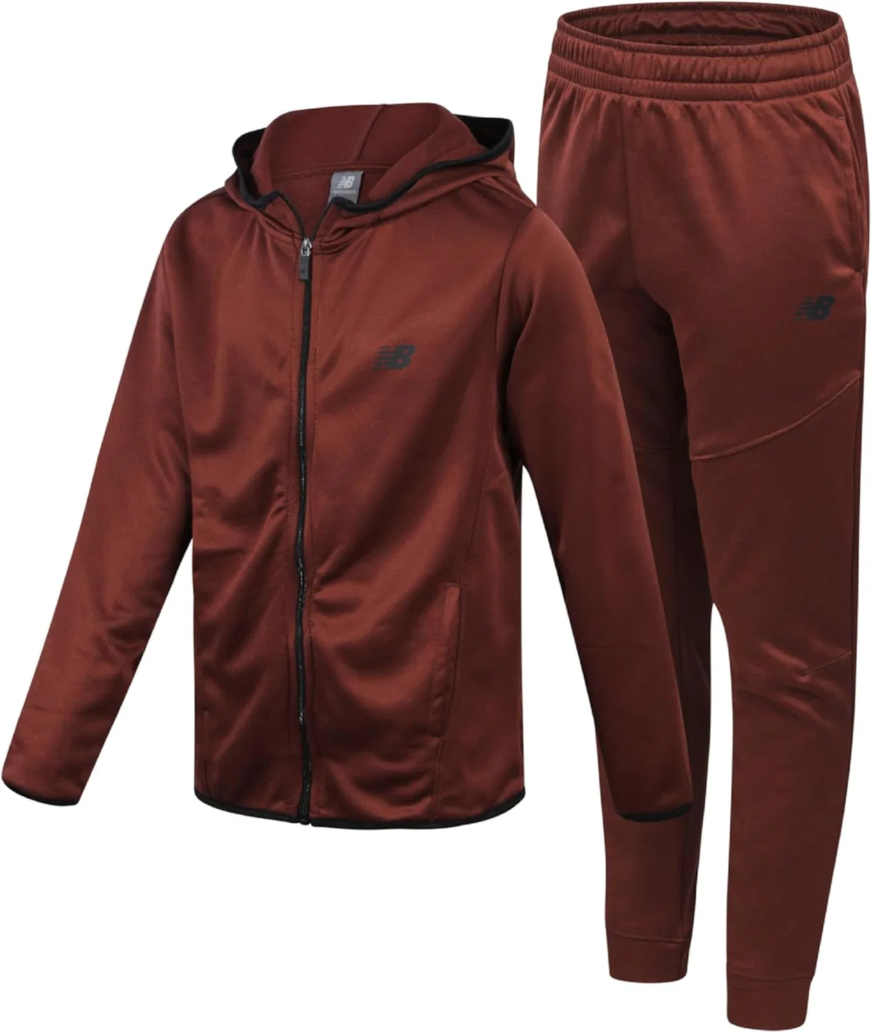 Детский спортивный костюм New Balance из флиса, цвет Rich Oak