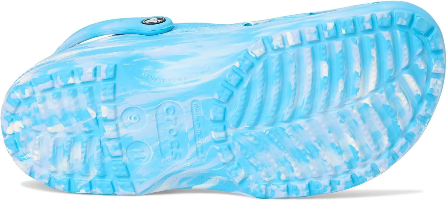 Крокс Унисекс Классические мраморные клогги с эффектом тай-дай Crocs, мультиколор — фото 4