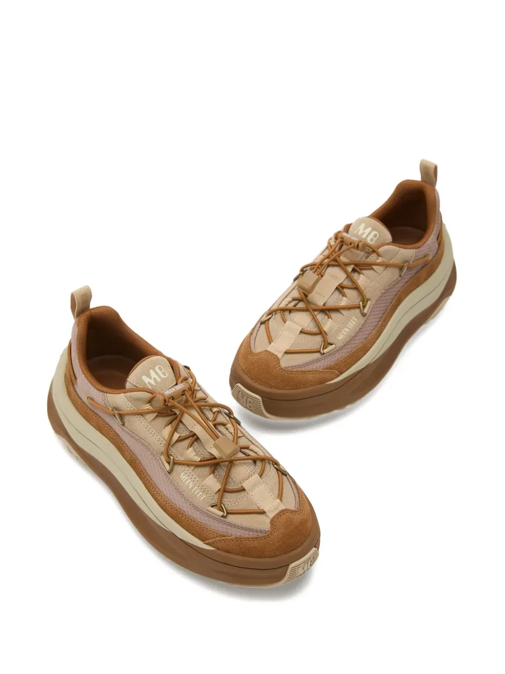 Кроссовки Moon247 xlace с вставками Moon Boot Kids, коричневый — фото 2