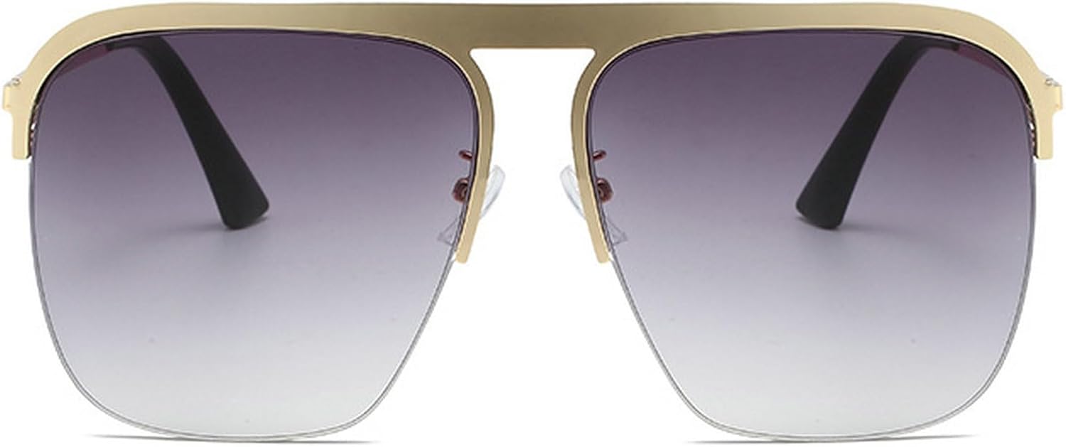 

Роскошные женские квадратные солнцезащитные очки, большие солнцезащитные очки для женщин и мужчин, модные градиентные солнцезащитные очки с защитой от УФ-излучения UV400 mincl, Gray