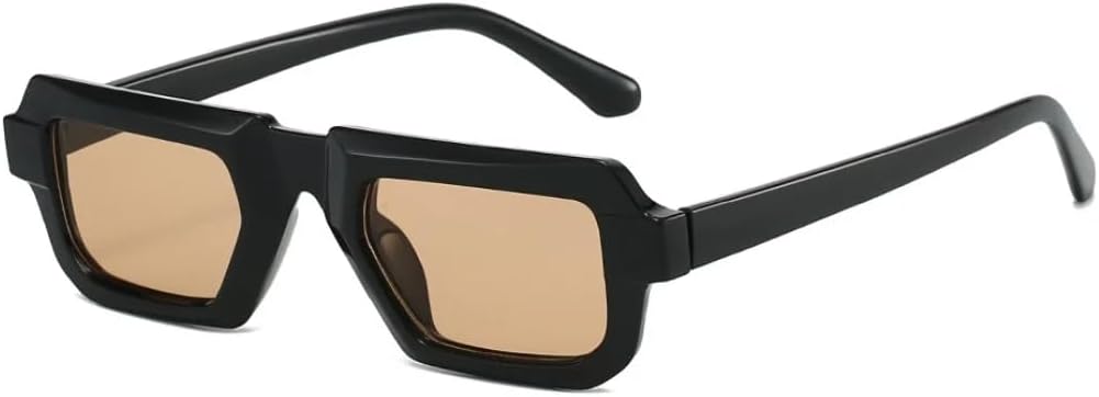 

Женские солнцезащитные очки в ретро-оправе с леопардовым принтом, в стиле панк-хип-хоп, небольшие мужские очки для отдыха, защита от УФ-излучения UV400 VVTWSSW, Black Brown