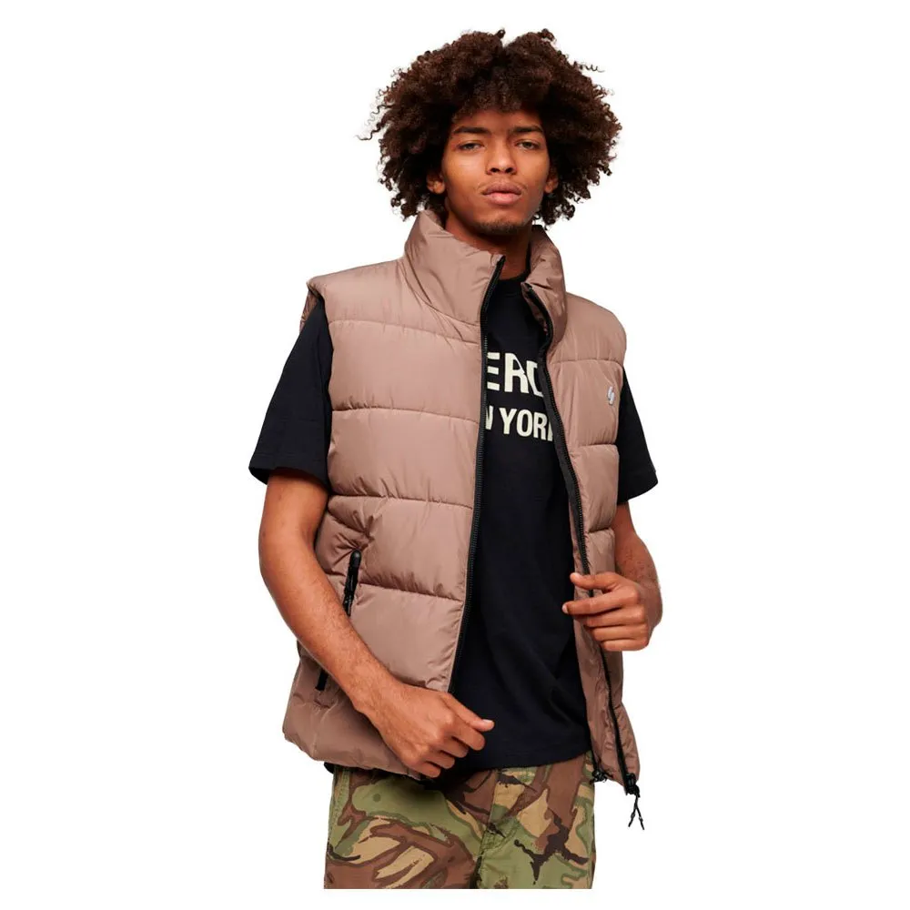 

Жилет Superdry Sports, коричневый