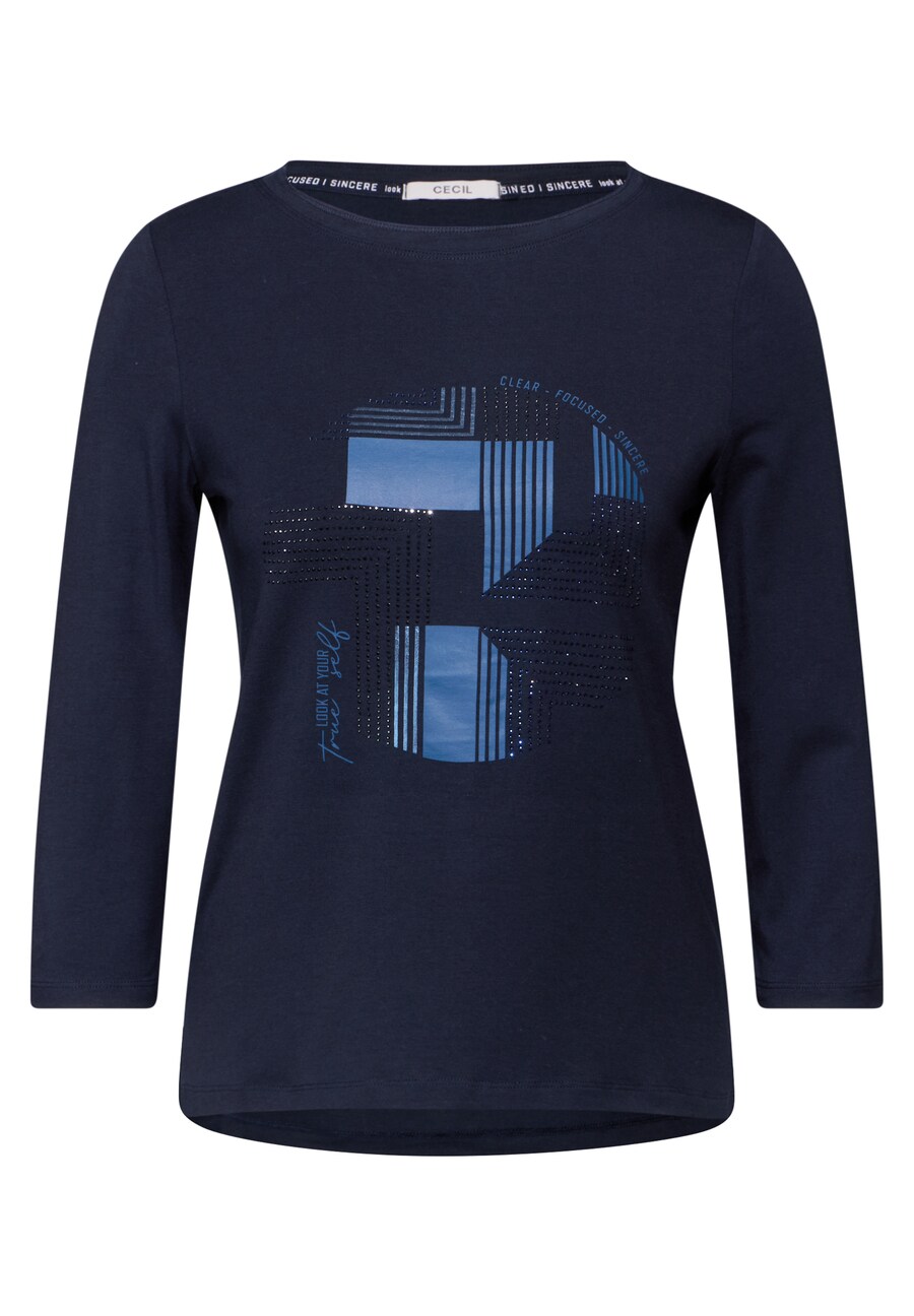 

Топ CECIL Shirt, цвет blue/marine blue