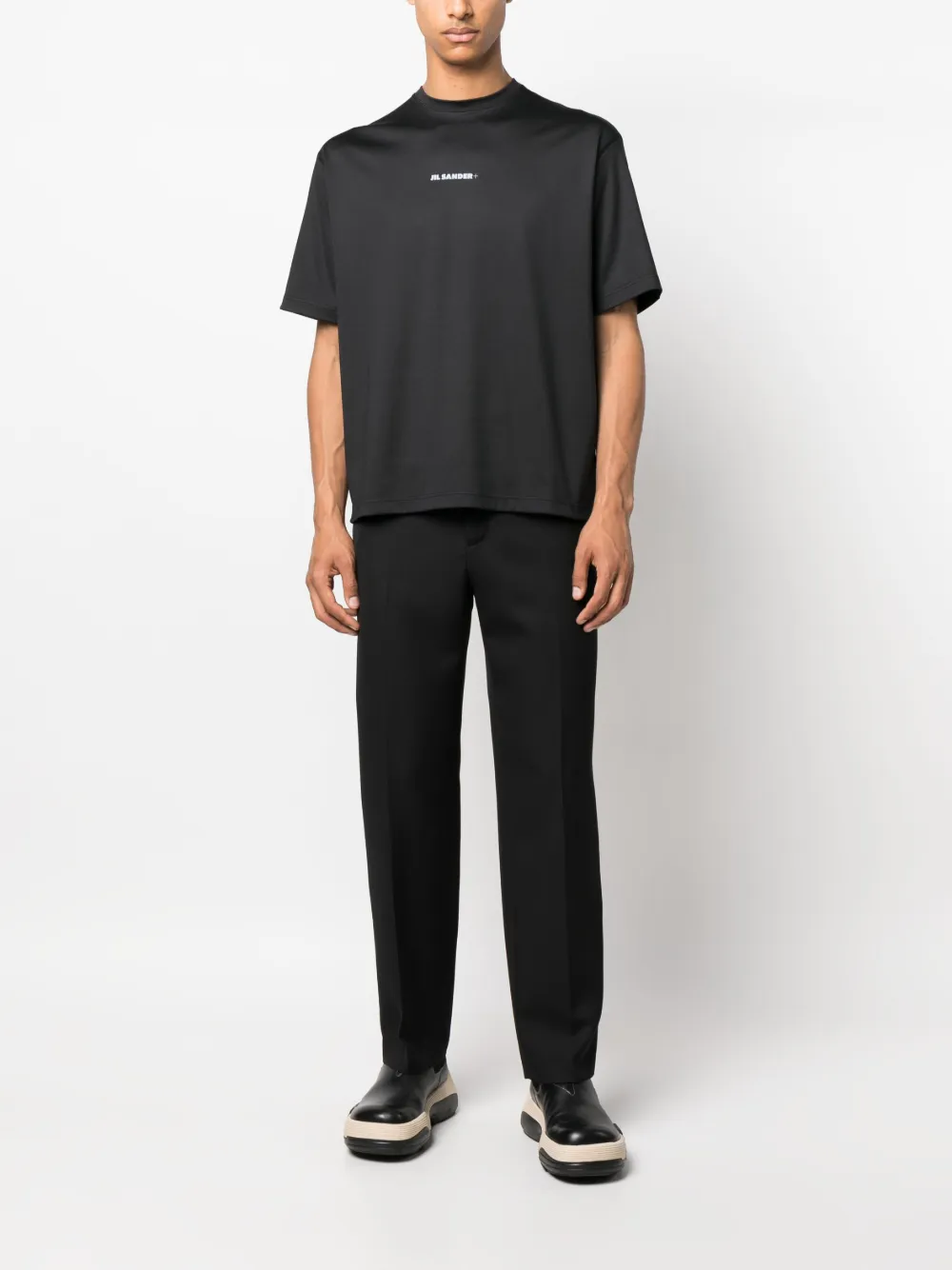 Спортивная футболка с логотипом JIL SANDER, черный — фото 2