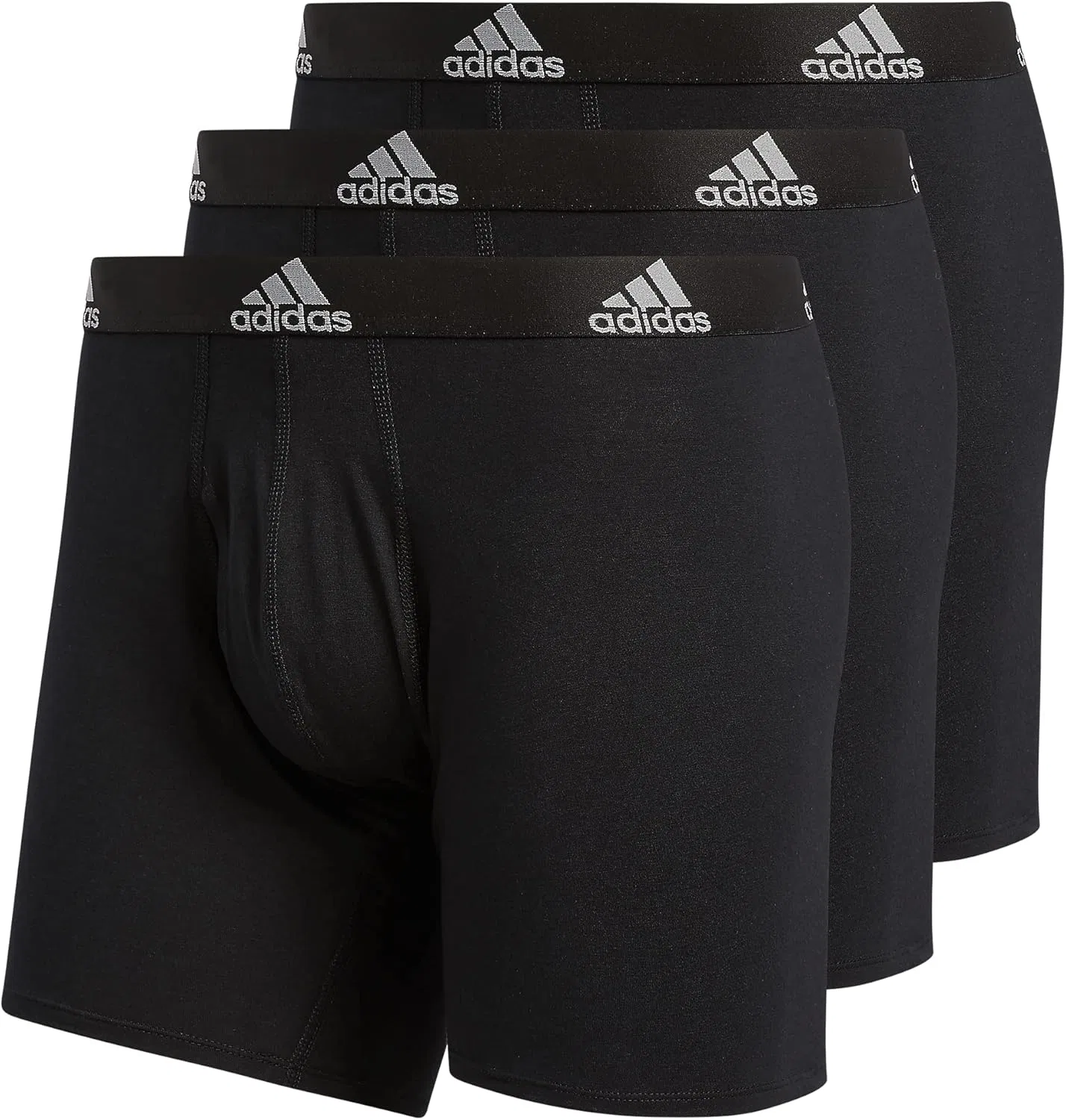 Боксеры Adidas Black/Light Onix Grey