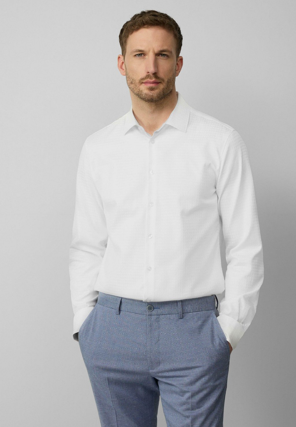 

Рубашка TAILORED FIT s.Oliver BLACK LABEL, белый