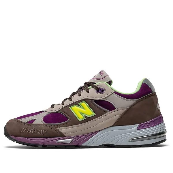 Кроссовки Stray Rats X 991 сделано в Англии New Balance, коричневый