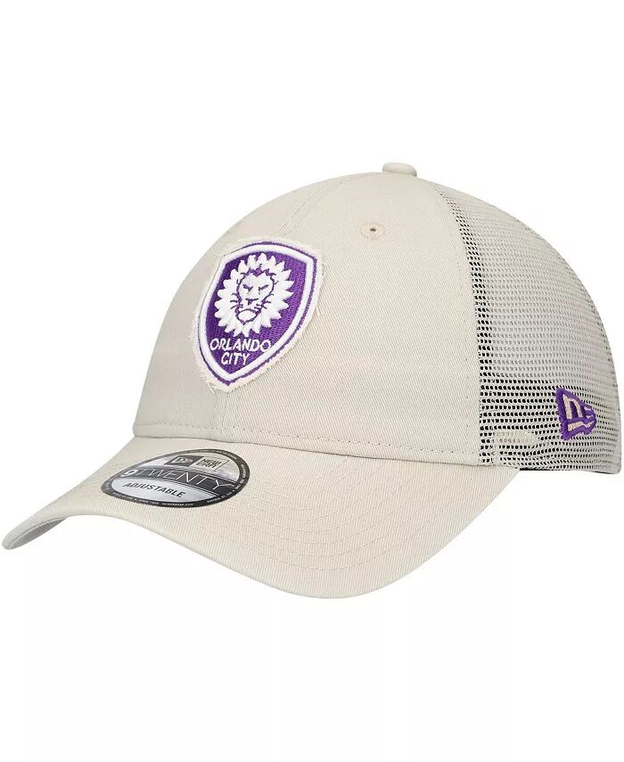 

Мужская бежевая шапка Trucker Hat Orlando City SC Game Day 9TWENTY Adjustable New Era