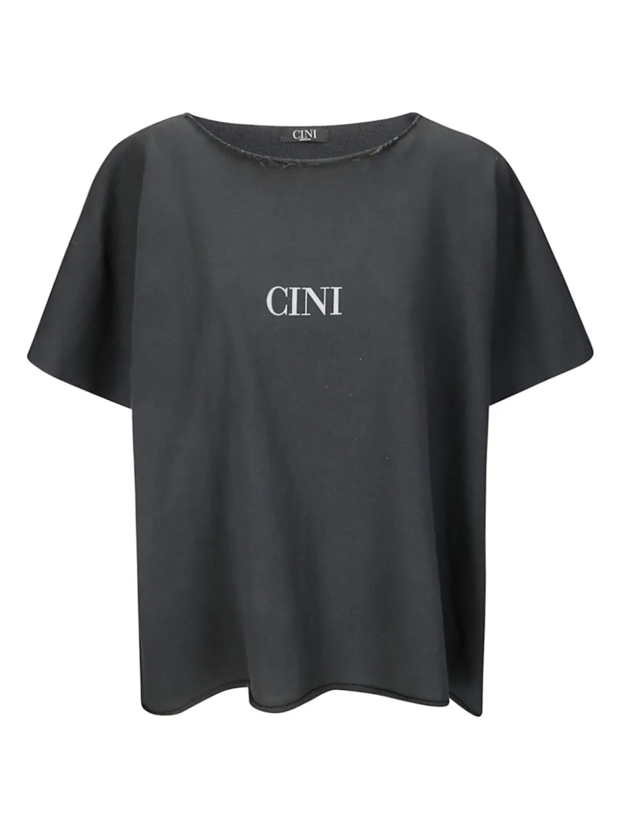 

Футболка с логотипом Cini, серый