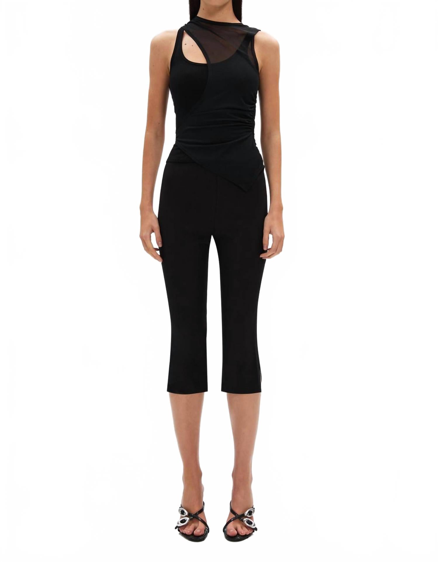 

Misha Женская майка Allira черного цвета