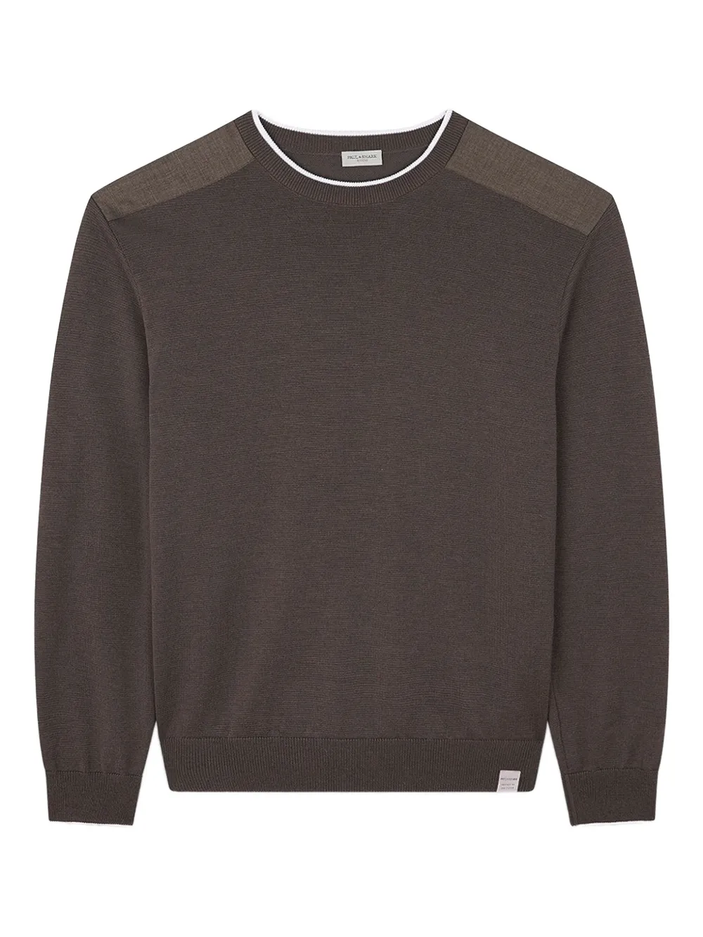 

Свитер с круглым вырезом Paul & Shark, коричневый