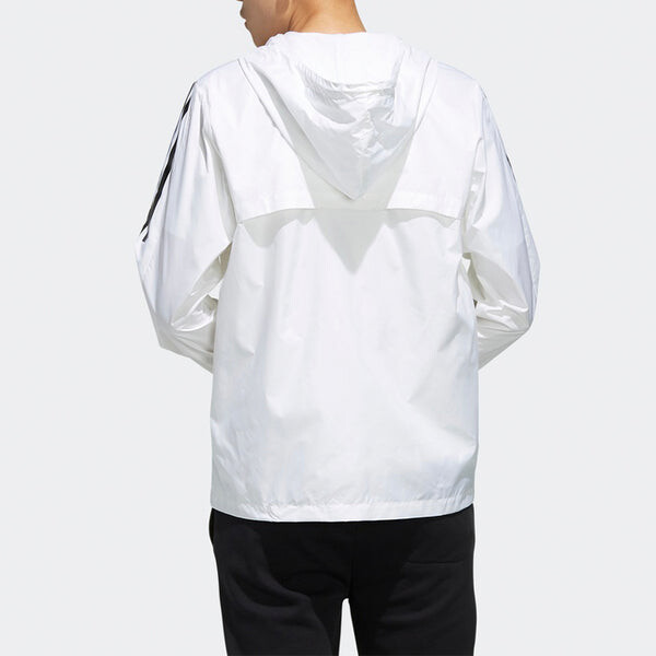 Куртка adidas neo Cozy Sports Hooded Jacket White, белый — фото 3