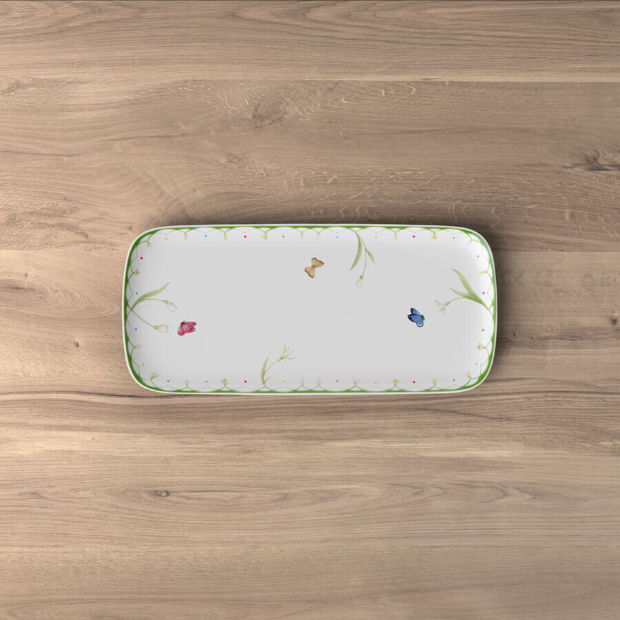 

Тарелка для торта Colorful Spring прямоугольная 35х16см Villeroy & Boch, зеленый