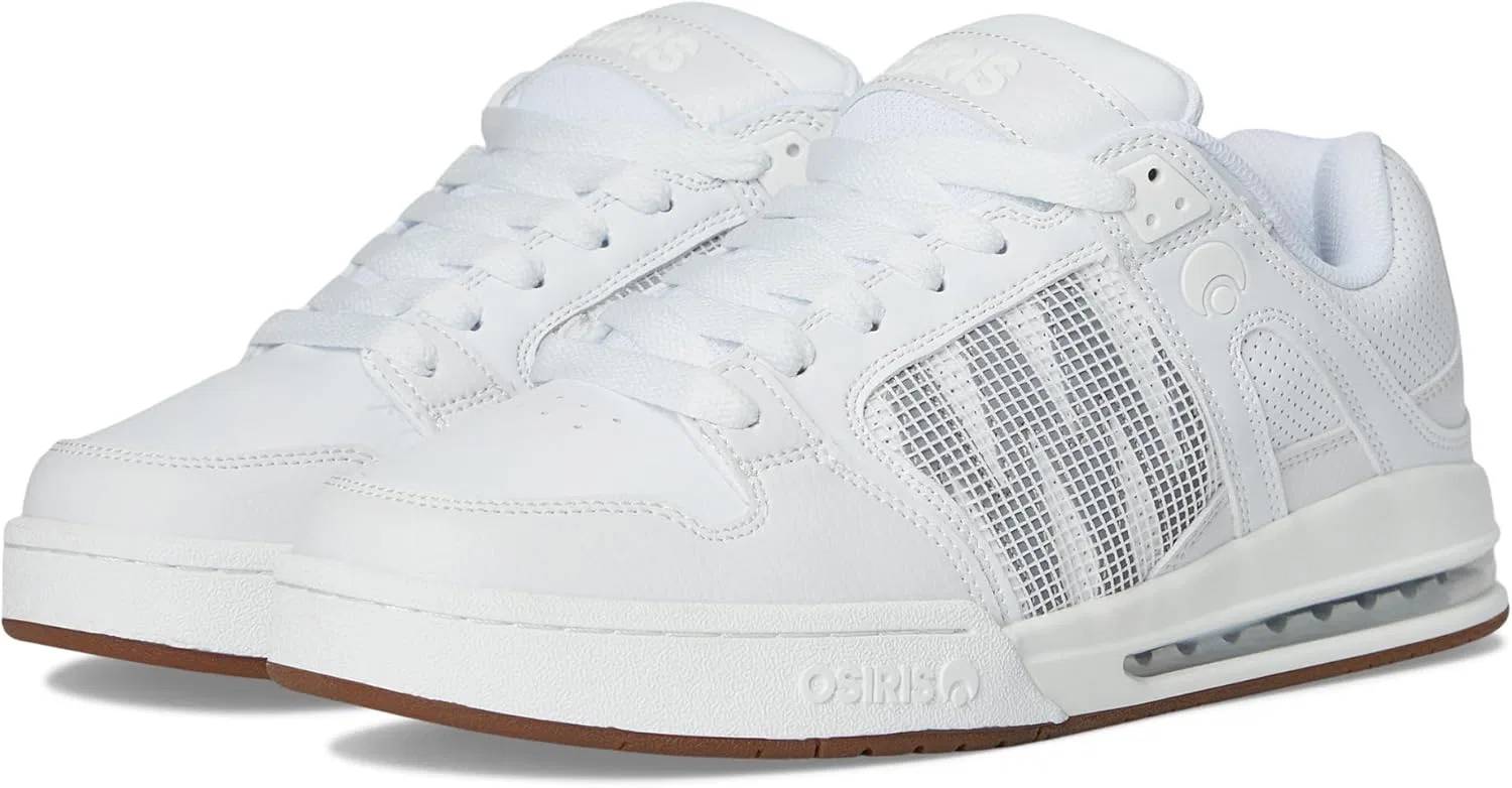 Кроссовки для скейтбординга Osiris, цвет White/Grey/Gum