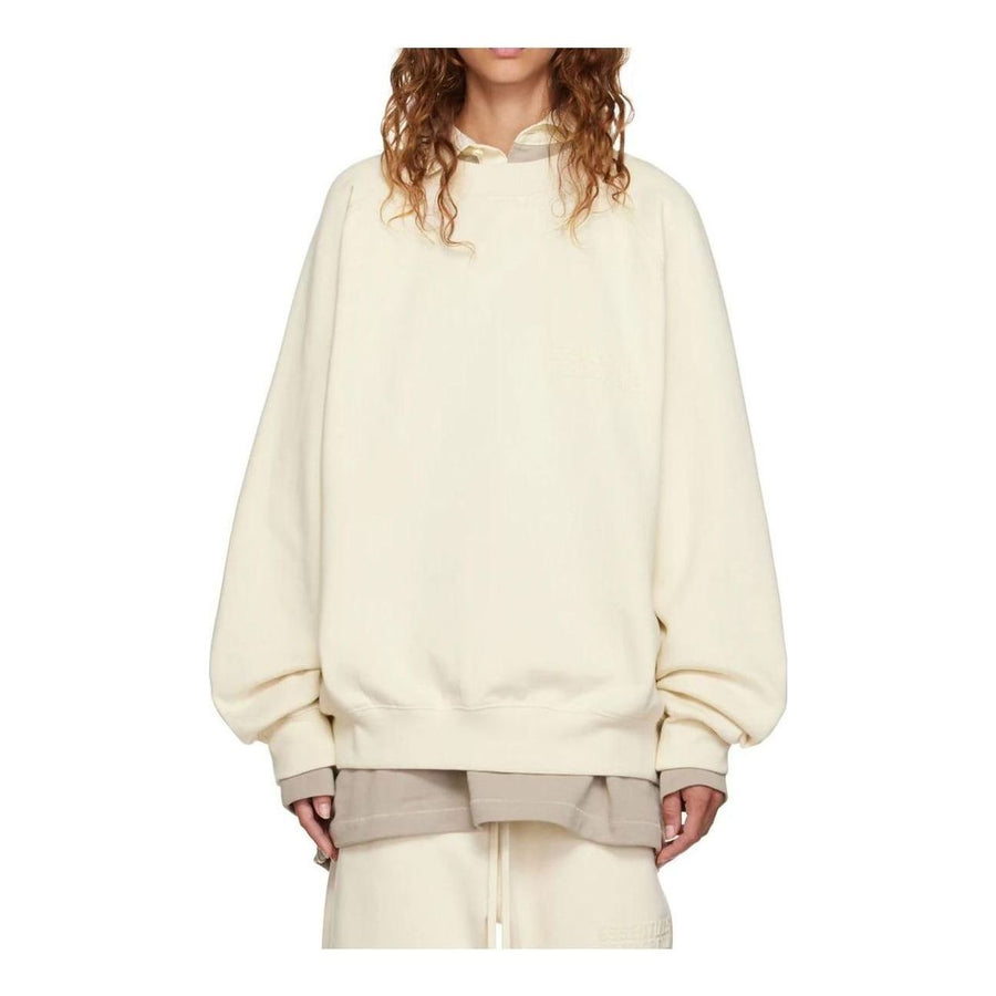 

Свитер (WMNS) Fear of God Essentials FW22 Crewneck Sweatshirt 'Off-White', белый