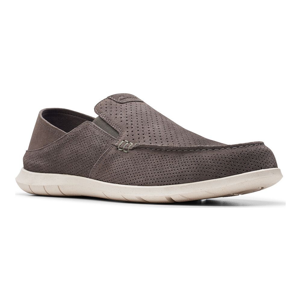 

Мужские замшевые туфли Clarks Flexway Easy, цвет Dark Gray