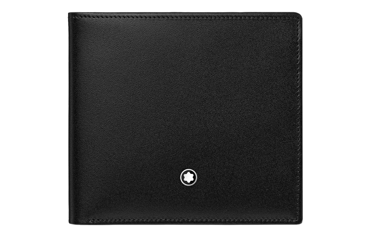

MONTBLANC Кожаный кошелек мужской черный