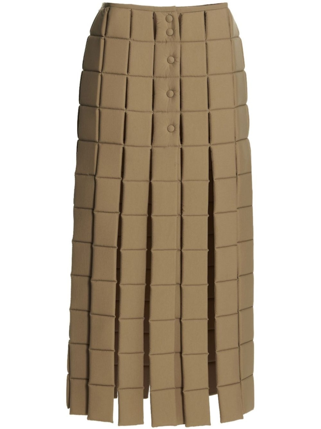 

A.W.A.K.E. Mode дутая юбка с вырезами, нейтральный цвет