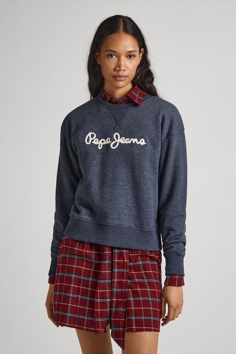 

Толстовка с логотипом Pepe Jeans London, серый
