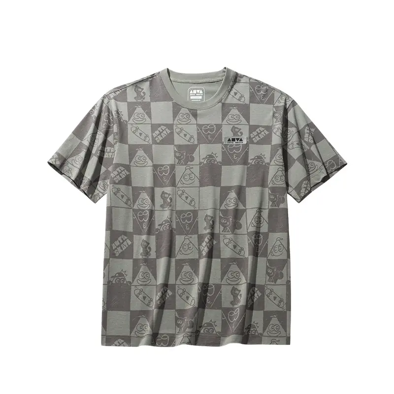 

ANTA Футболка Life Collection мужская grass gray green, Зеленый, ANTA Футболка Life Collection мужская grass gray green