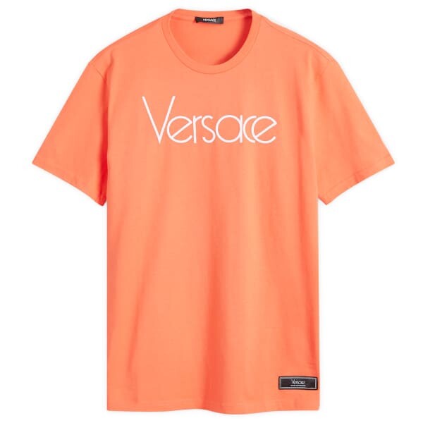 

Футболка с вышитым логотипом Versace, белый
