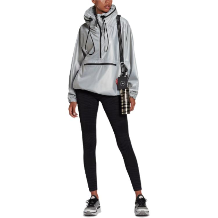 Stella McCartney EARTH PROTECTOR PULL-ON JACKET Толстовка Женская Серебристый Adidas — фото 3