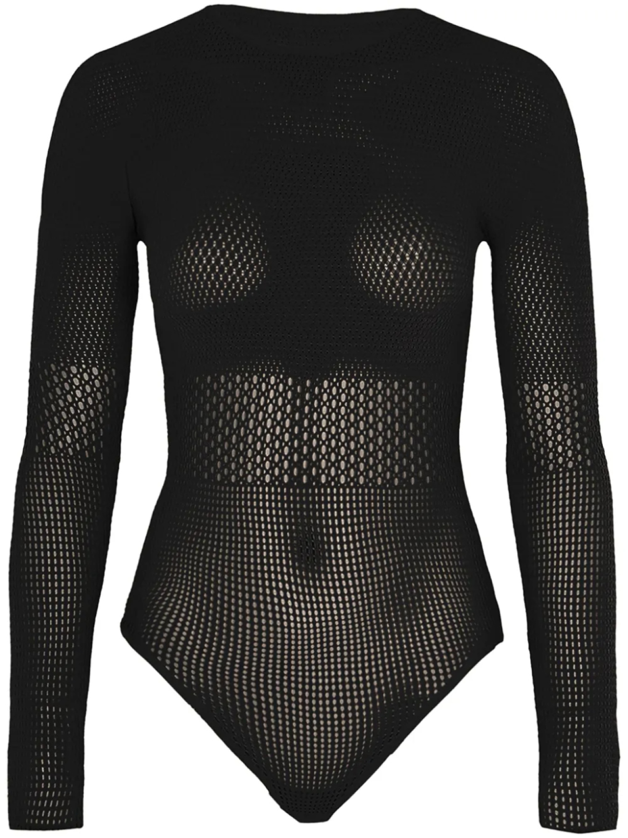 

Wolford боди Mosaic Net, черный