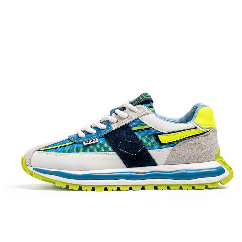 

JANECO Скользоустойчивые износостойкие дышащие низкие повседневные туфли мужские синие, цвет Blue