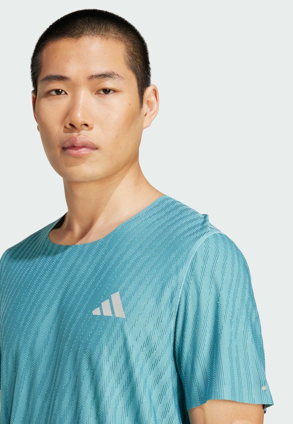 Спортивная футболка RUNNING CLIMACOOL Adidas Performance, бирюзовый — фото 3