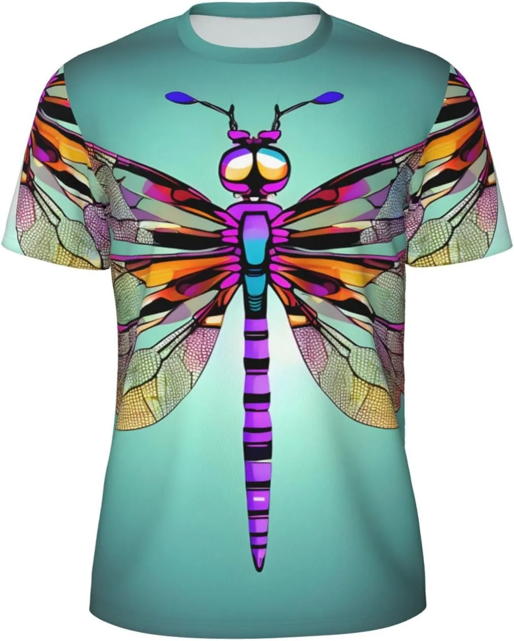 

Футболка мужская с принтом Dragonfly, летняя, для тренировок MyPiky
