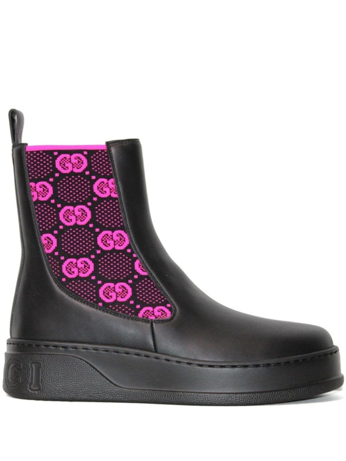 

Gucci ботинки челси с узором GG Supreme, черный