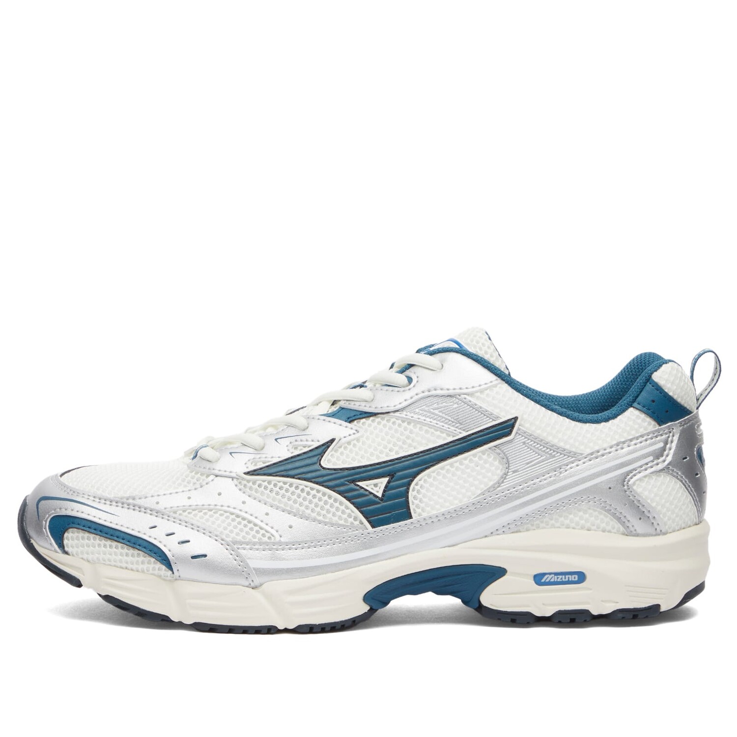 

Кроссовки Mizuno Mxr, цвет Snow White, Majolica Blue & Silver, Белый, Кроссовки Mizuno Mxr, цвет Snow White, Majolica Blue & Silver