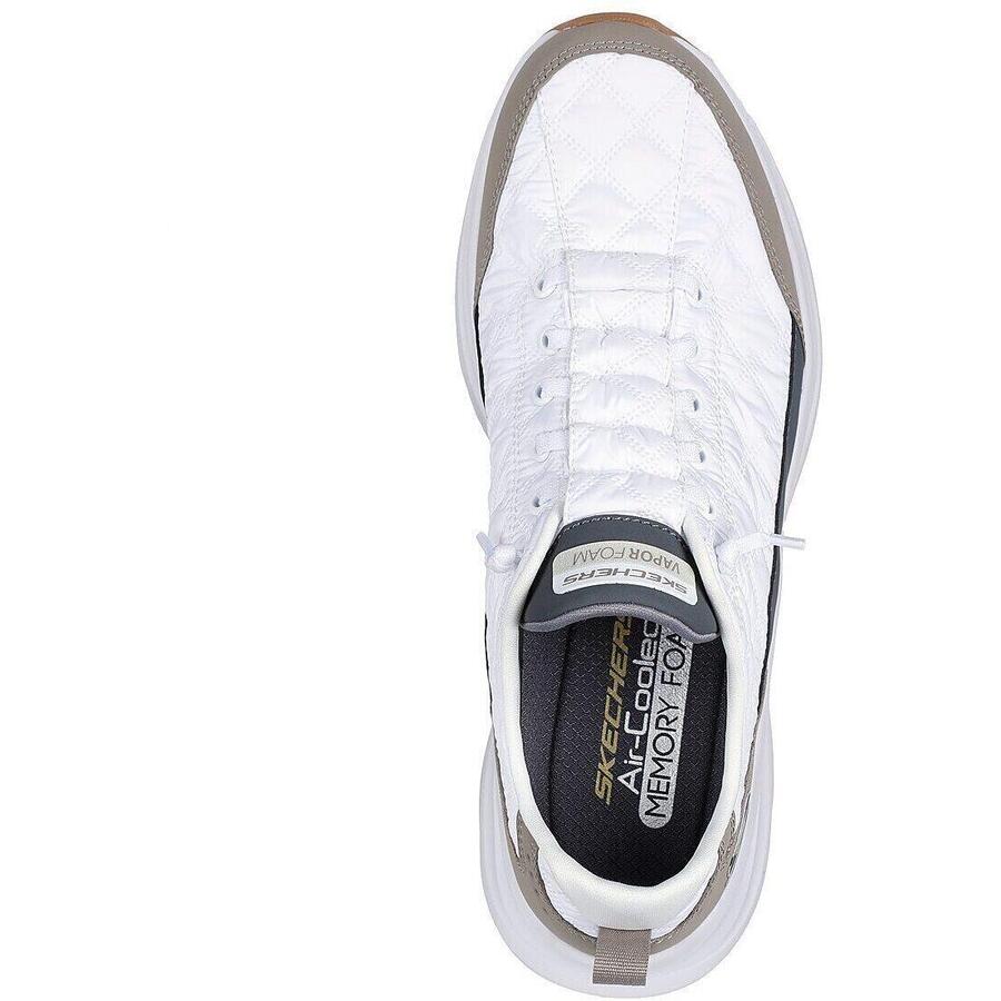 Skechers Contour Foam — удобные кроссовки, белые, мужские — фото 2