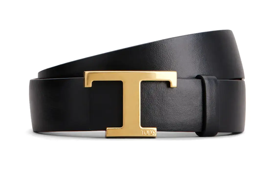 

TOD'S Классический кожаный ремень, Black