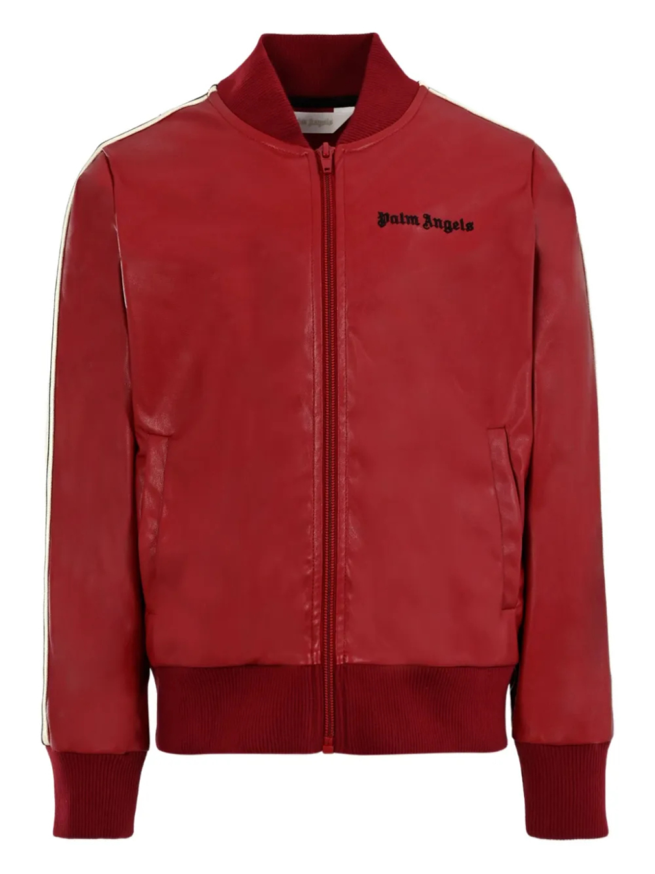 

Куртка-бомбер Palm Angels Kids с полосками, красный