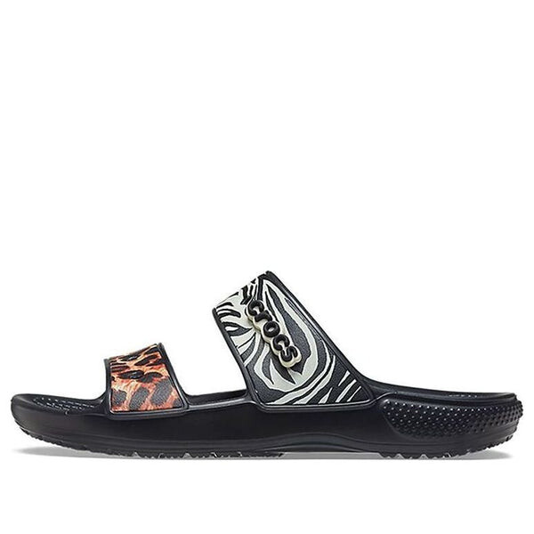 

Тапочки classic clog cozy black multi-color slippers 'black' Crocs, черный
