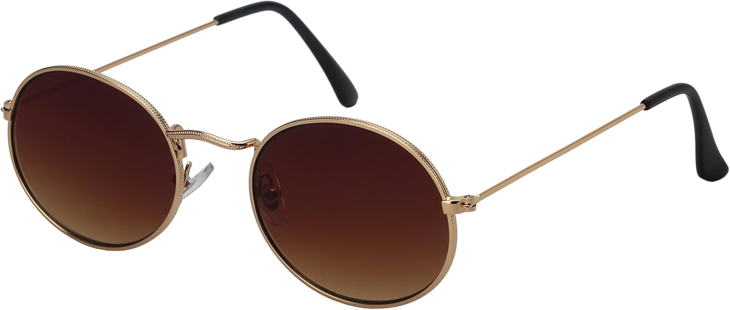 

Солнцезащитные очки Edge I-Wear Small в стиле ретро, ​​овальные и круглые, женские, с плоскими линзами, артикул 5145-FLAP-3(G.ap2) EDGEIWEAR, Gold Frame/Brown Gradient Lens