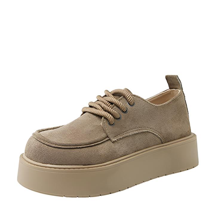 Лоферы 4,5 см женские Green feet, Khaki