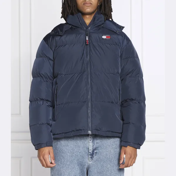 

Пуховик стандартного кроя Tommy Hilfiger, синий