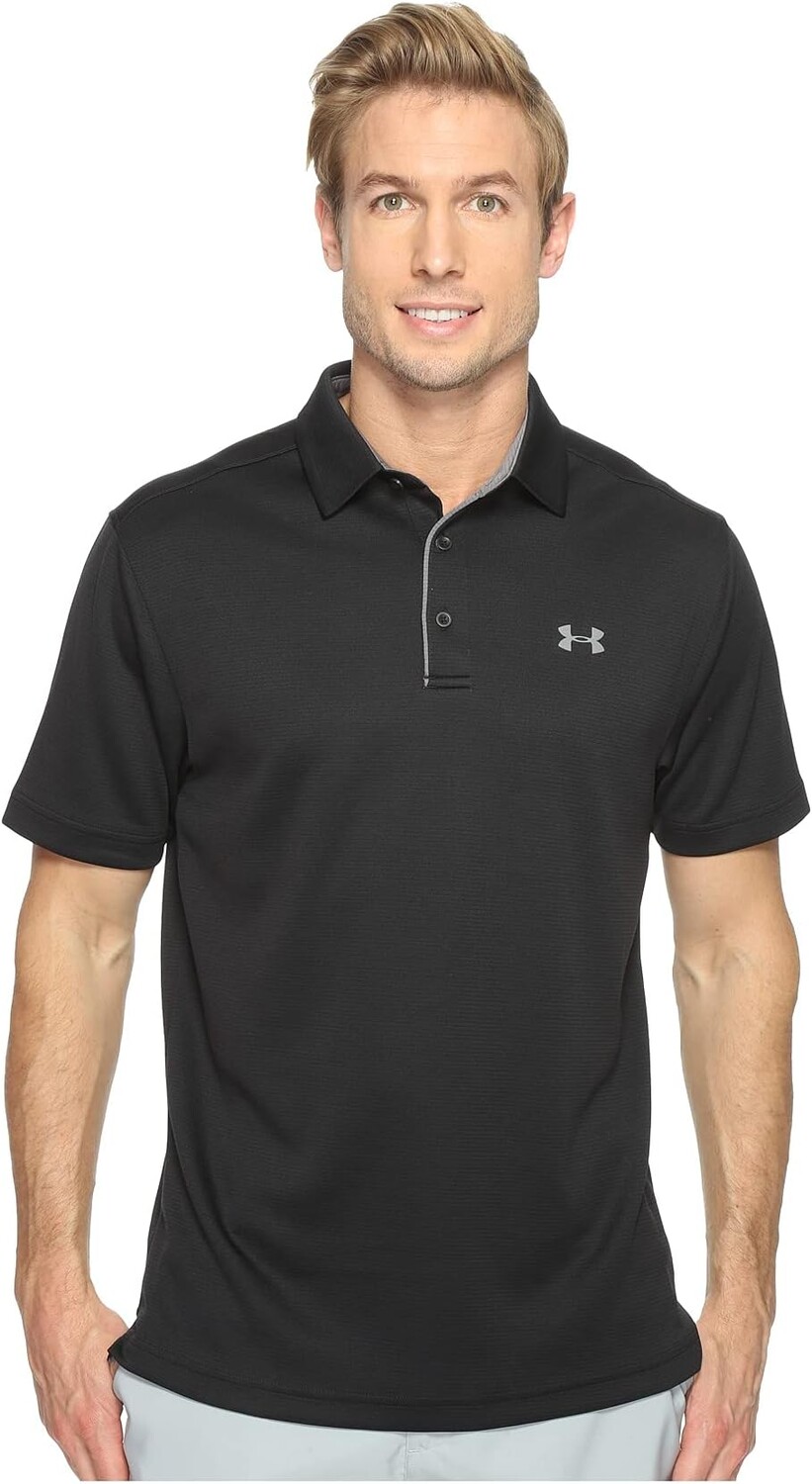 

Техническое поло Under Armour Golf, цвет Black/Graphite/Graphite