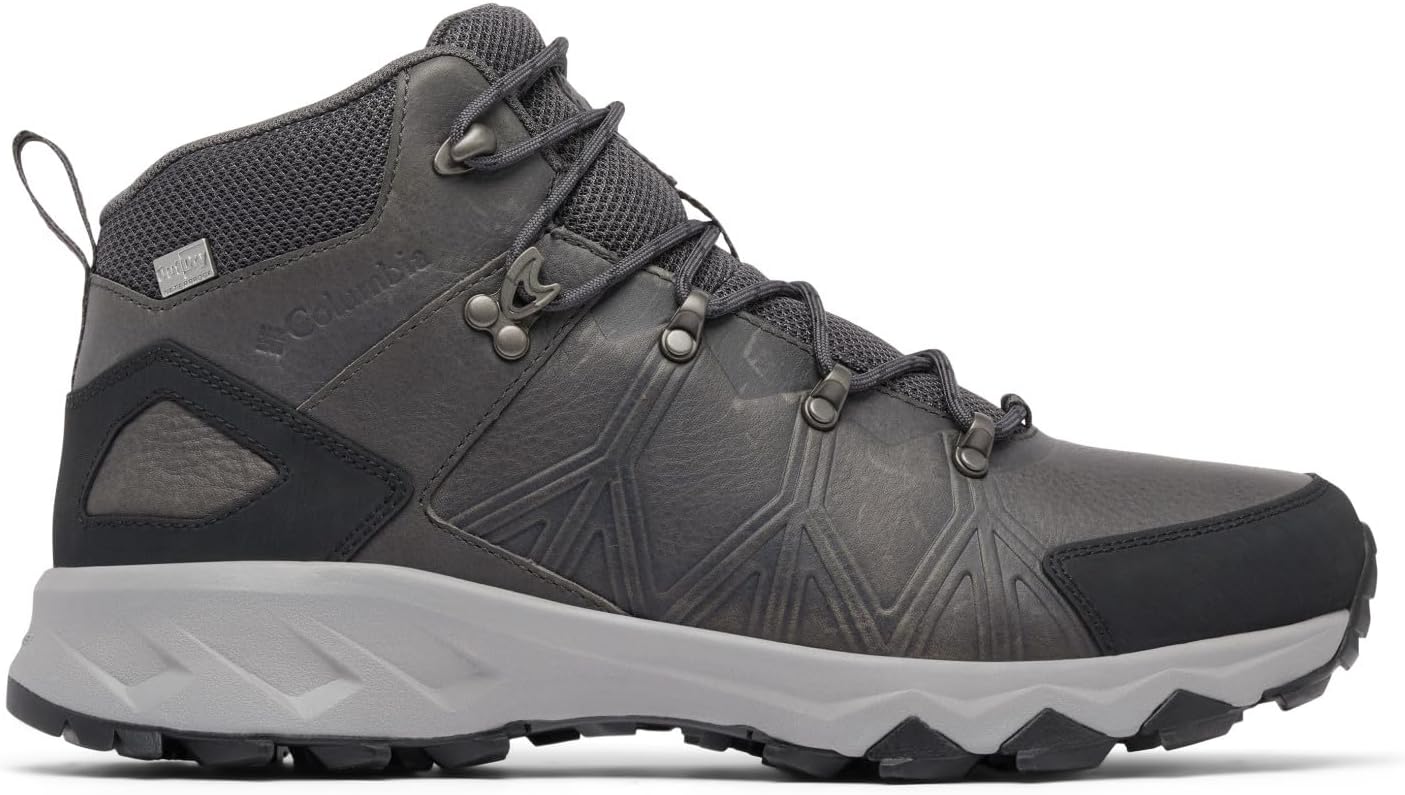 

Кроссовки для походов Columbia Peakfreak II Mid Outdry Leather, Titanium Grey Steel/Dark Grey