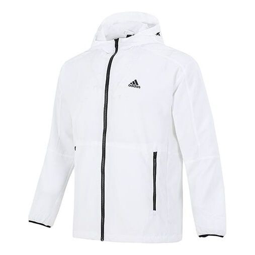 

Куртка st wv newblock casual sports breathable hooded jacket white Adidas, белый