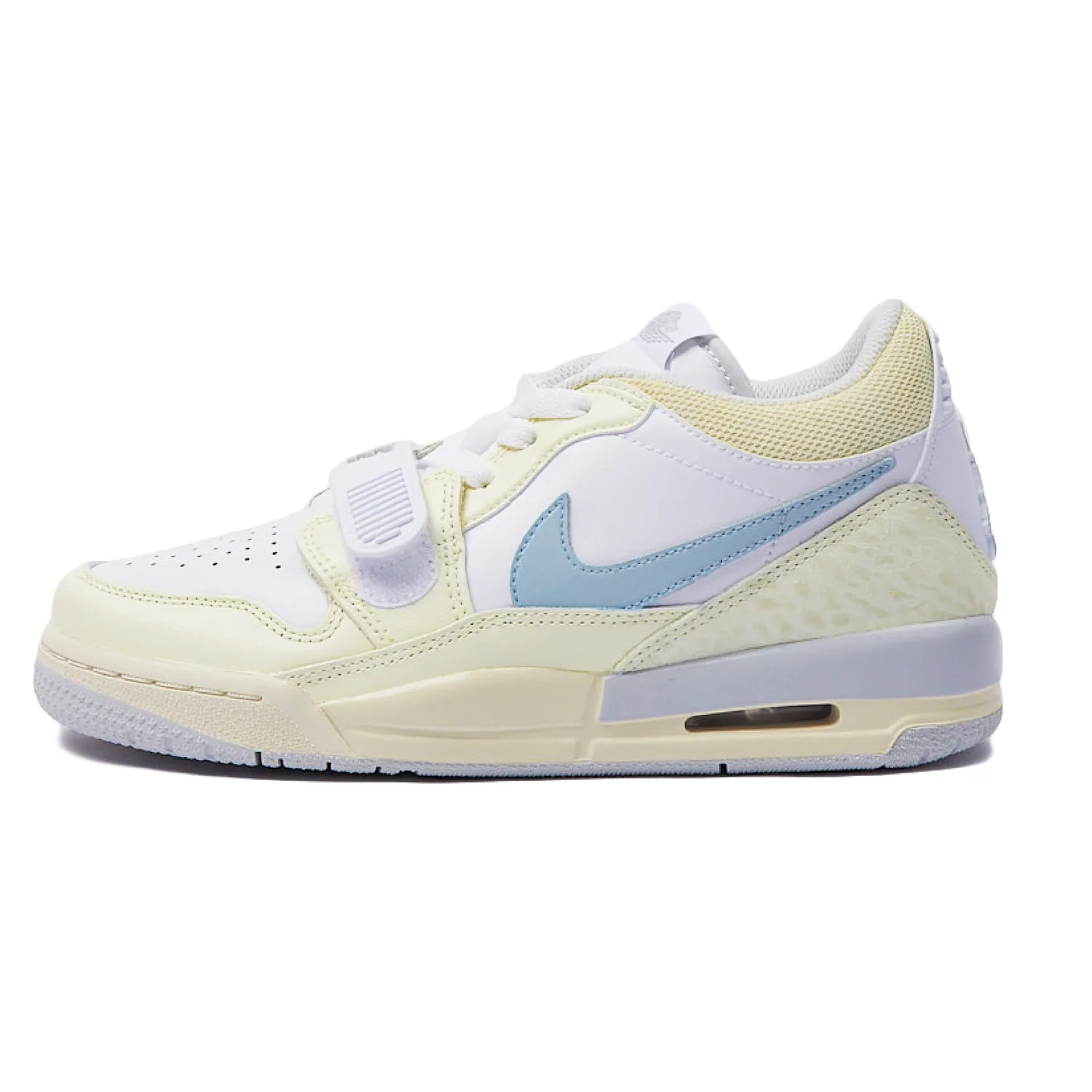 Jordan Кроссовки Legacy 312 Slip Resistant Cushioning Low top Vintage Basketball белые желтые синие для подростков