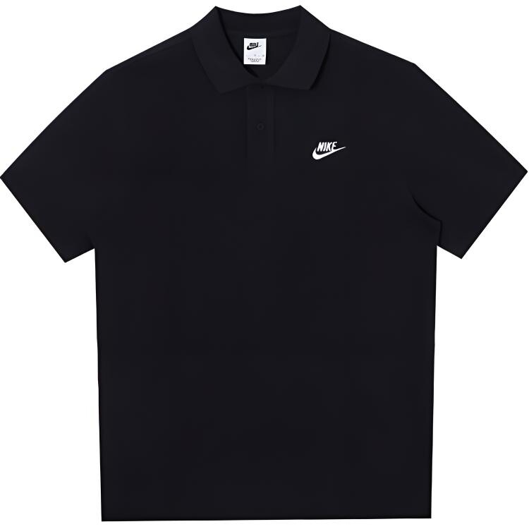 

Рубашка поло мужская черная Nike, черный