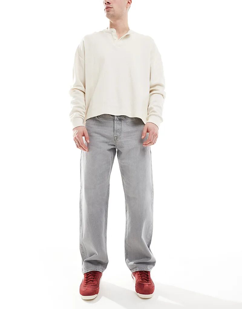 

Джинсы Jack & Jones Eddie свободного кроя, светло-серого цвета